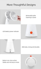 Mijia Portable Desk Fan Rechargeable USB Handheld Cooling Mini Fan