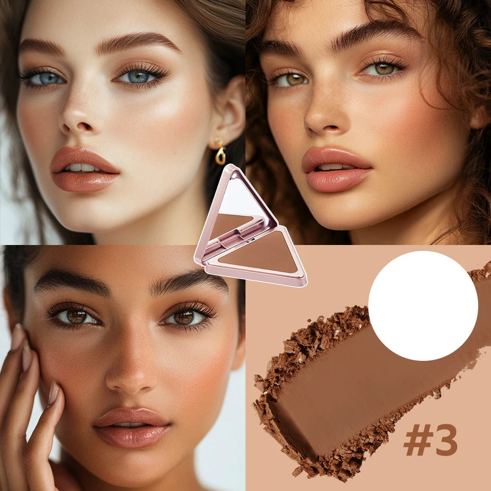 Matte Bronzing Powder for Face Contouring and Shading - 12