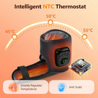 Heated Air Compression Wrist Massager for Pain Relief