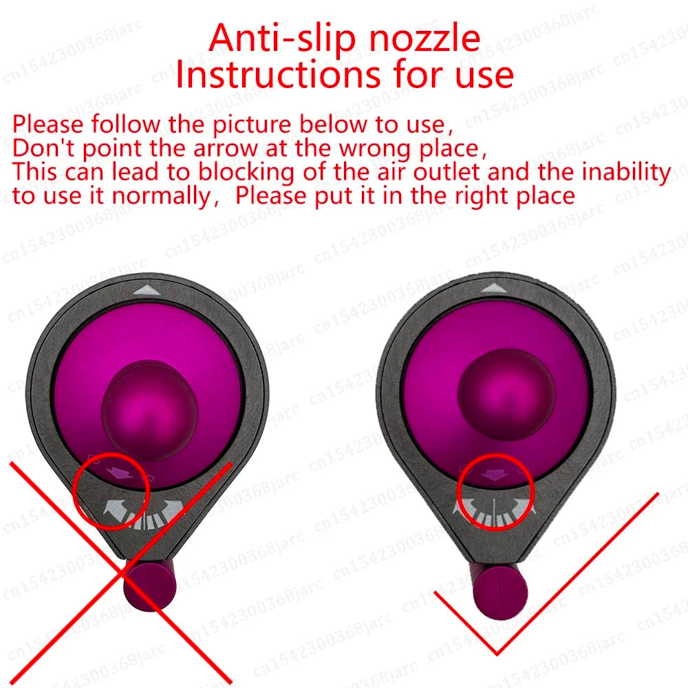 Flyaway Attachment for Dyson Airwrap HS01 and HS05 Smoothing Nozzle