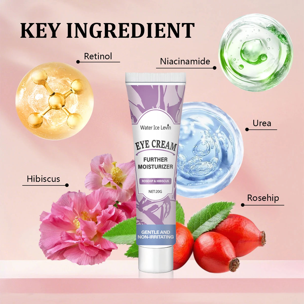 Water Ice Levin Retinol Eye Cream for Dark Circles and Firming - 4