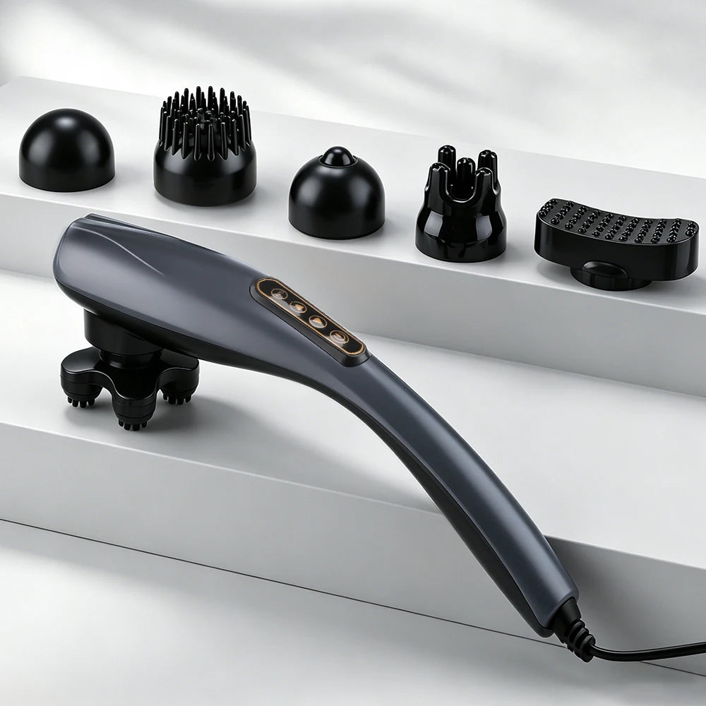 Handheld Electric Percussion Massager for Full Body Pain Relief