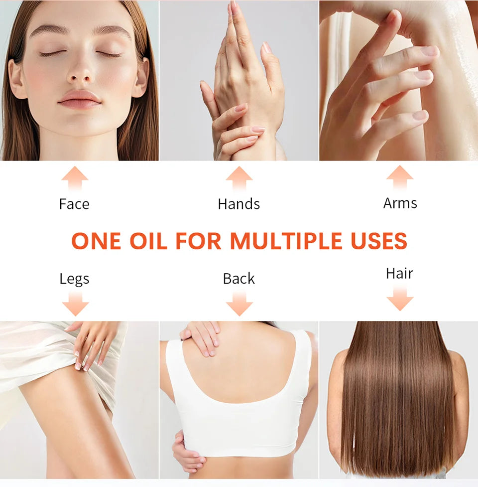 Multipurpose Hydrating Skincare Oil for Face, Body, and Hair
