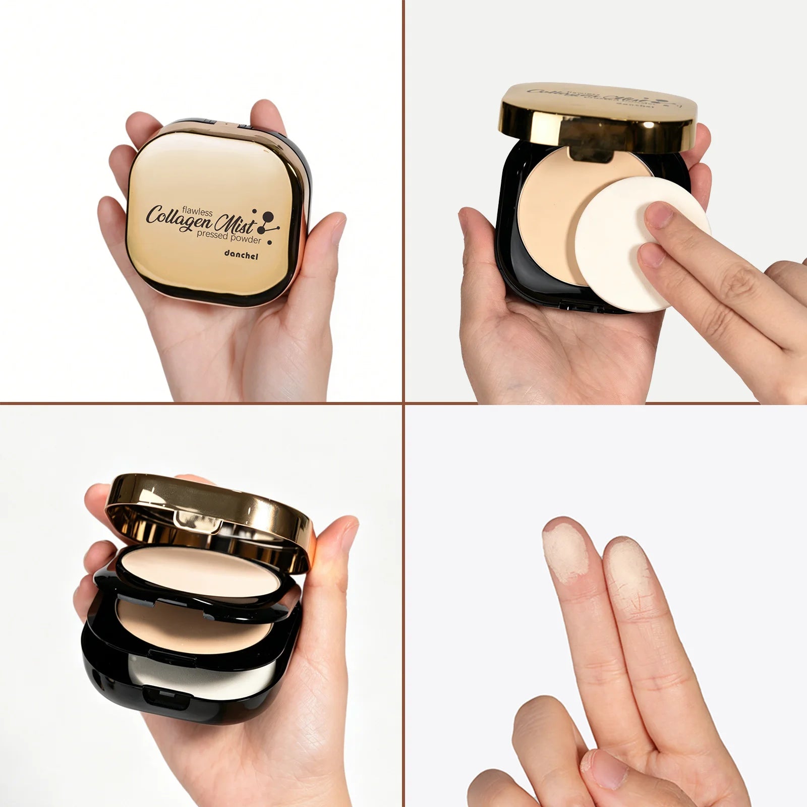 Collagen Infused Oil Control Pressed Powder for Flawless Matte Finish - 6