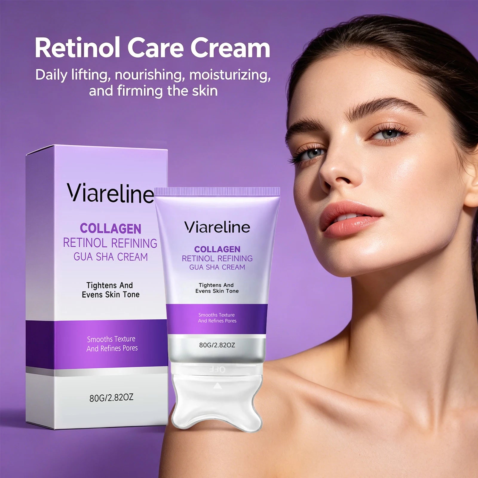 Collagen Retinol Sculpting Gua Sha Facial Cream - 4