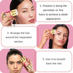 Hair Wax Stick with Styling Brush for Flyaway Control and Smoothing