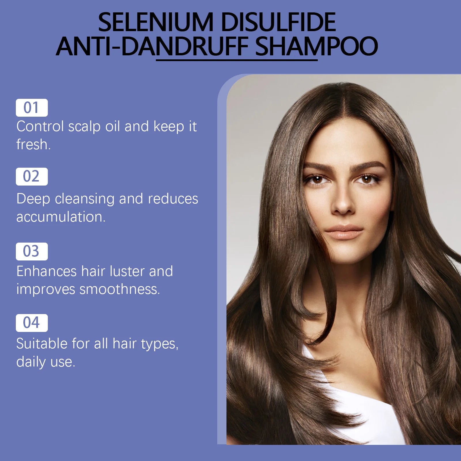 Selenium Disulfide Anti-Dandruff Scalp Relief Shampoo - 15