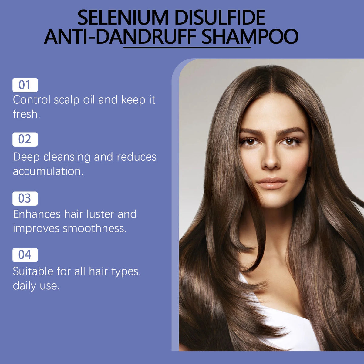 Selenium Disulfide Anti-Dandruff Scalp Relief Shampoo
