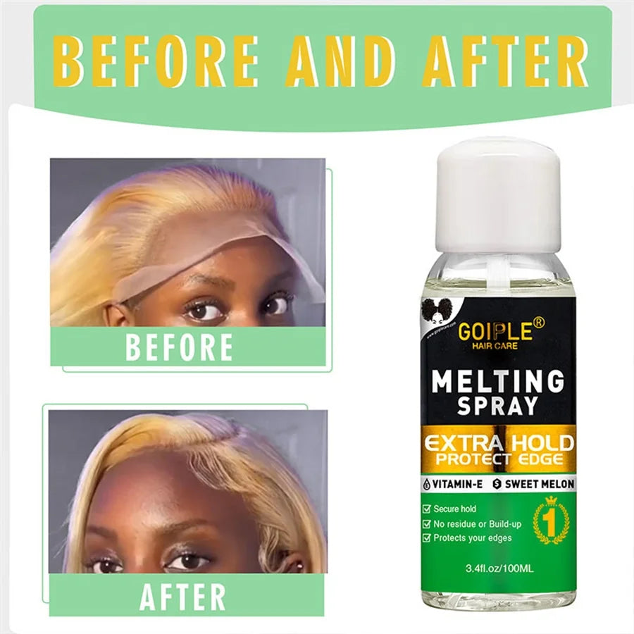 Goiple Lace Wig Melting Spray and Hair Wax Stick Styling Kit 4pc Set