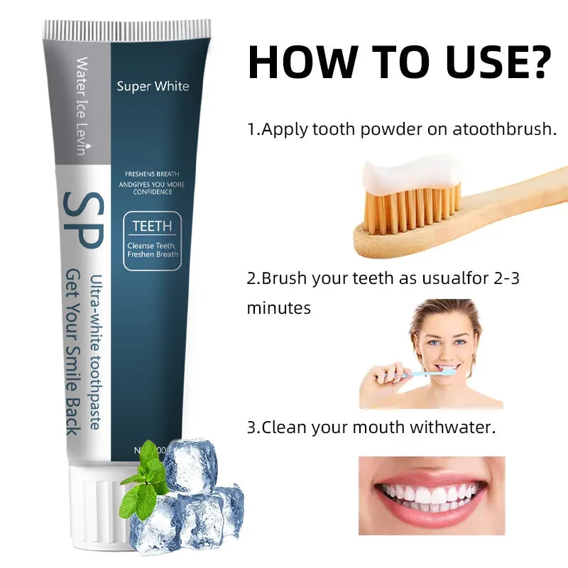SP Probiotic Teeth Whitening Toothpaste Stain Removal and Breath Freshener