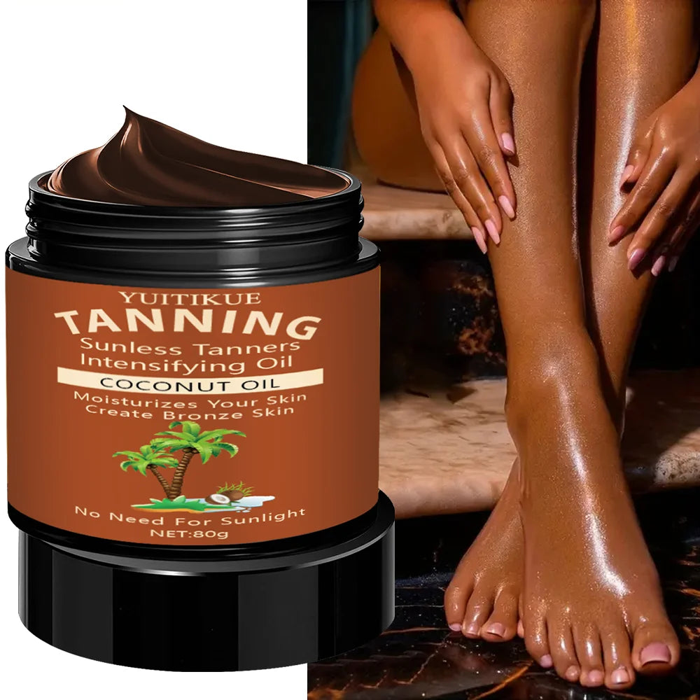 YUITIKUE Self Tanning Cream Sunless Body Bronzer and Moisturizer 80g