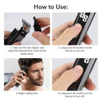 Professional Cordless Hair Trimmer with Digital Display