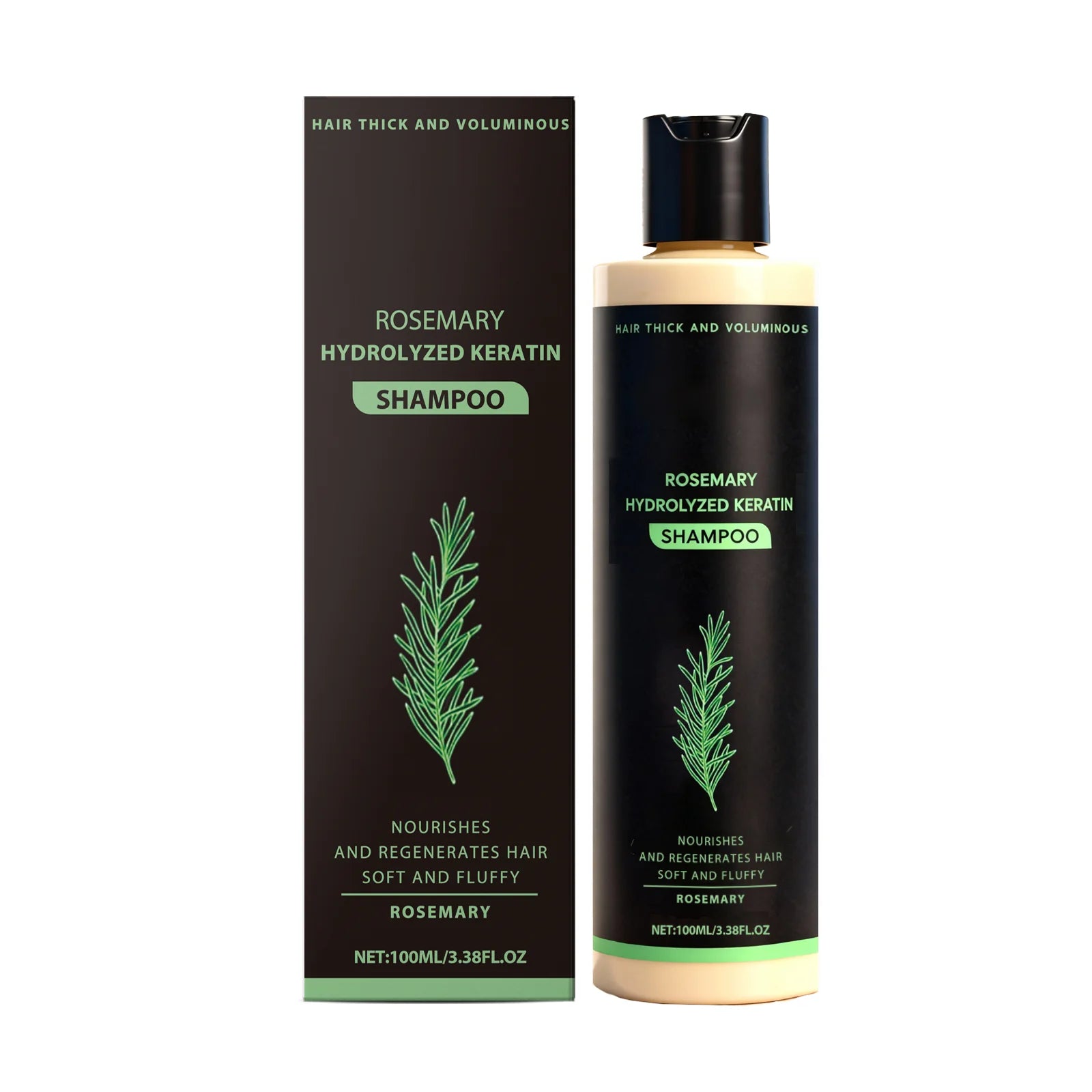 Rosemary Hydrolyzed Keratin Shampoo for Hair Repair and Volume - 16