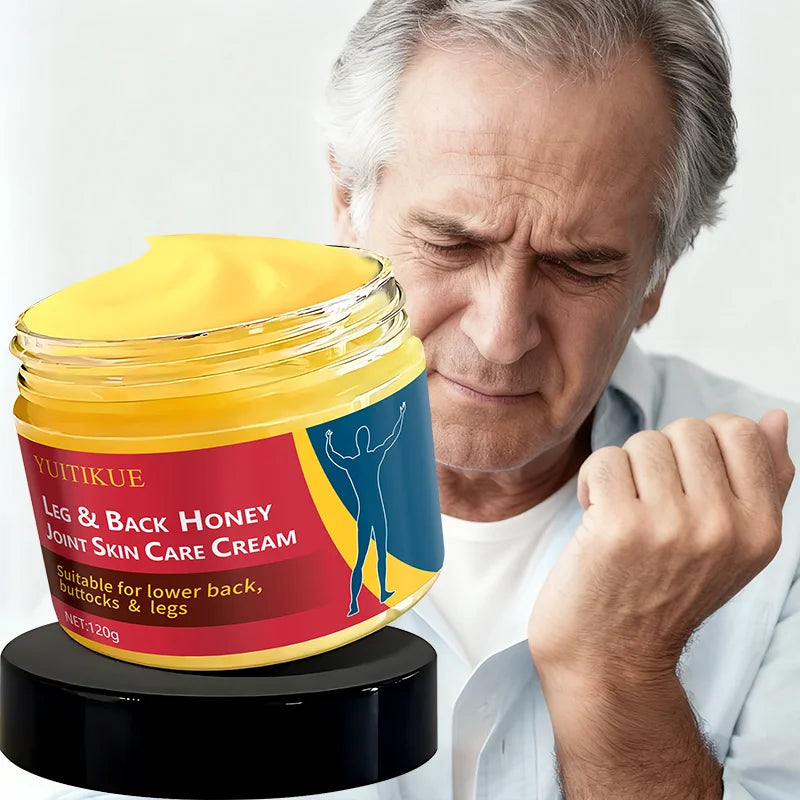 YUITIKUE Honey Joint Massage Cream for Leg and Back Care 120g - 3