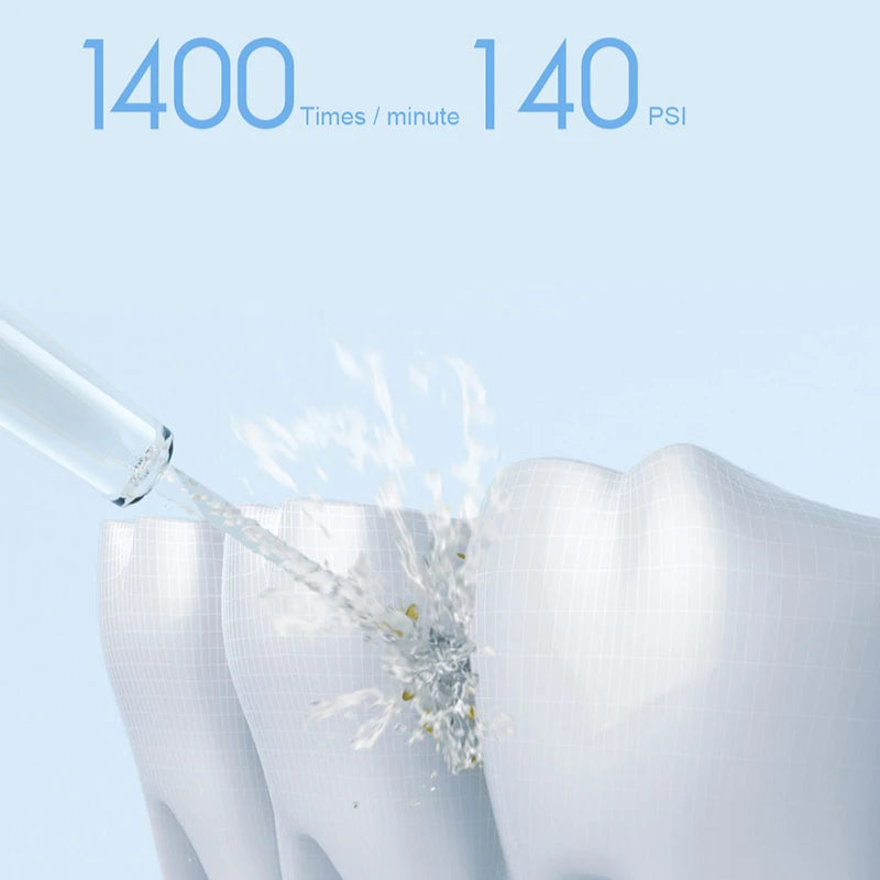 Mijia Portable Oral Irrigator Cordless Water Flosser Teeth Cleaner