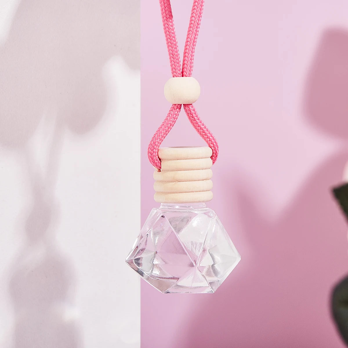 Pink Car Air Freshener Hanging Perfume Diffuser Set 4 Pack - 6