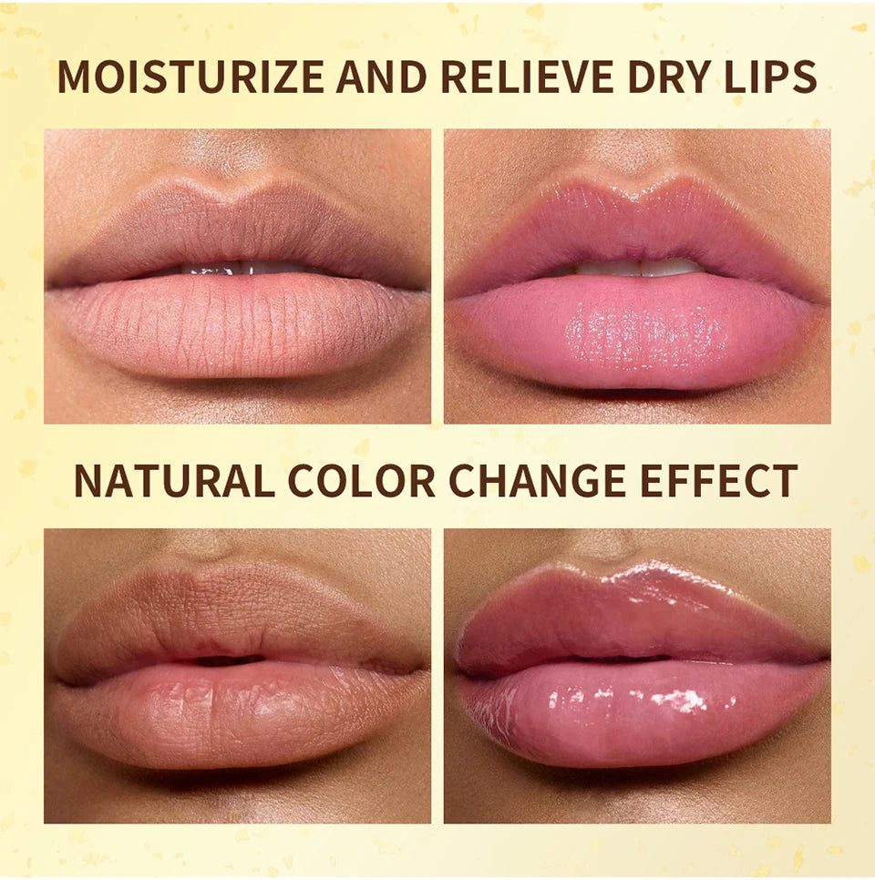 24K Gold Color Changing Moisturizing Lip Balm