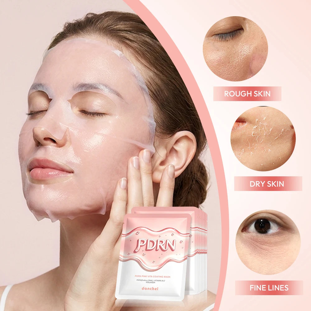 Salmon DNA PDRN Pink Vitamin Hydrating Facial Sheet Mask