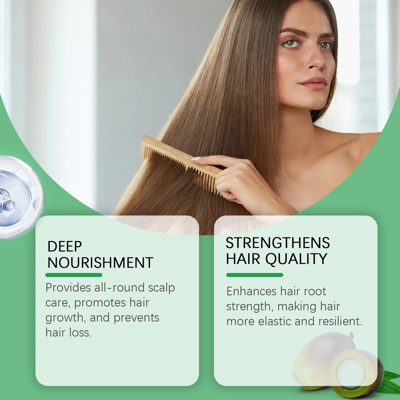 Batana Oil and Rosemary Extract Hair Shampoo for Scalp Nourishment 100ml