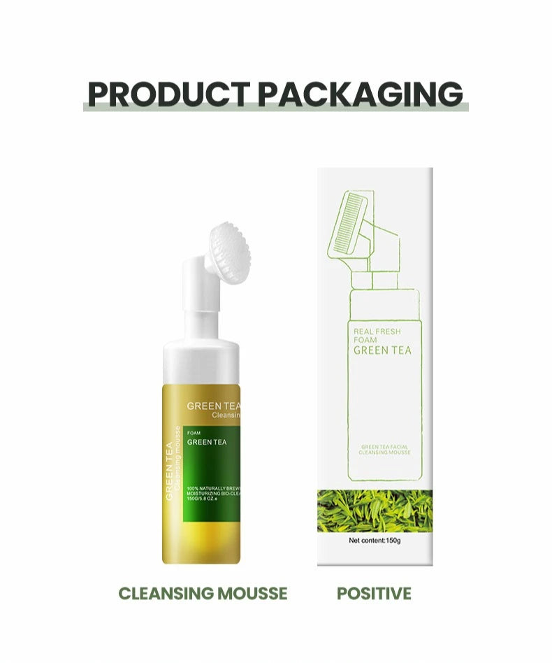 Amino Acid Facial Cleansing Mousse Deep Pore Foam Wash and Makeup Remover