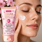 YUITIKUE Sakura Anti Wrinkle Face Cream Firming Moisturizer 60g
