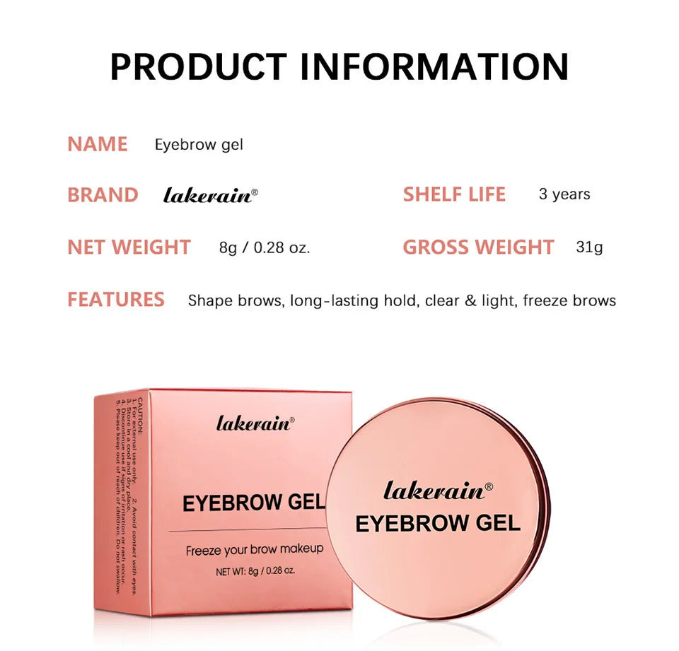 Waterproof Eyebrow Styling Gel for Natural Laminated Brows - 15