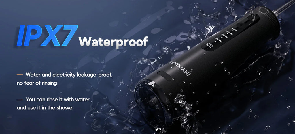 Portable Cordless Water Flosser for Teeth and Braces