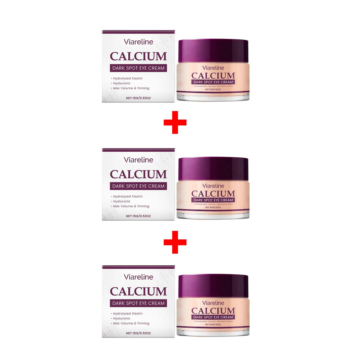Firming Calcium Eye Cream for Dark Circles and Fine Lines