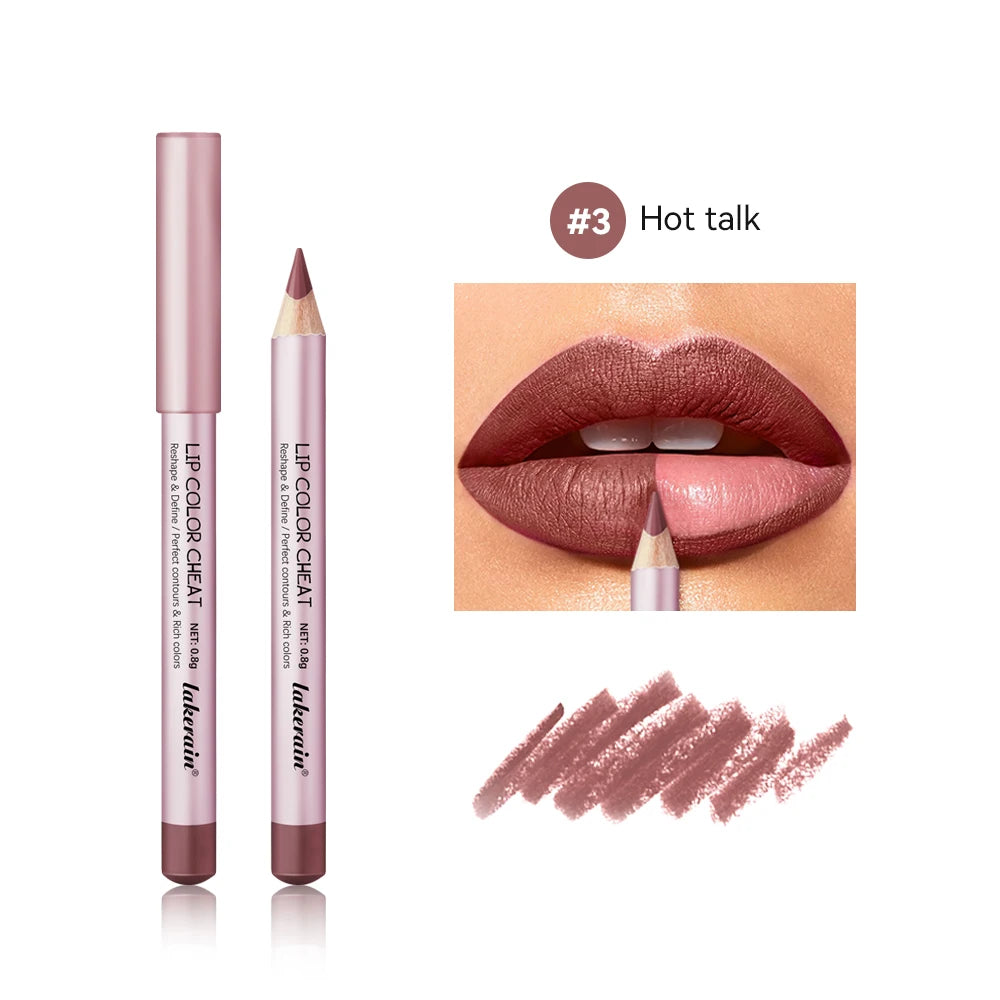 Waterproof Long-Lasting Matte Lip Liner Pencil Set