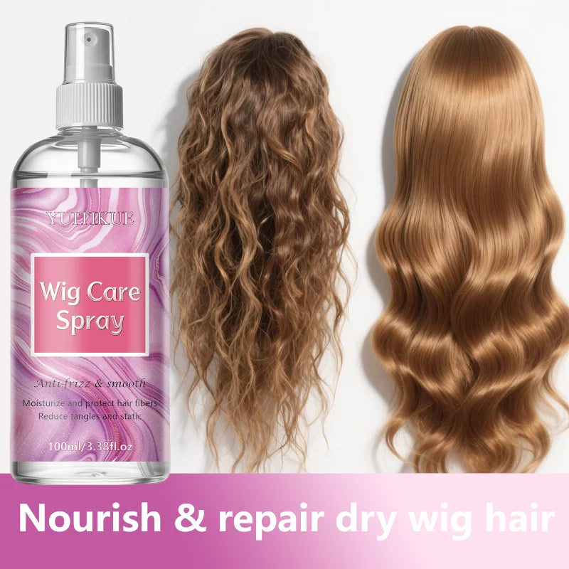 100ml Synthetic and Human Hair Wig Conditioning Detangling Spray - 2
