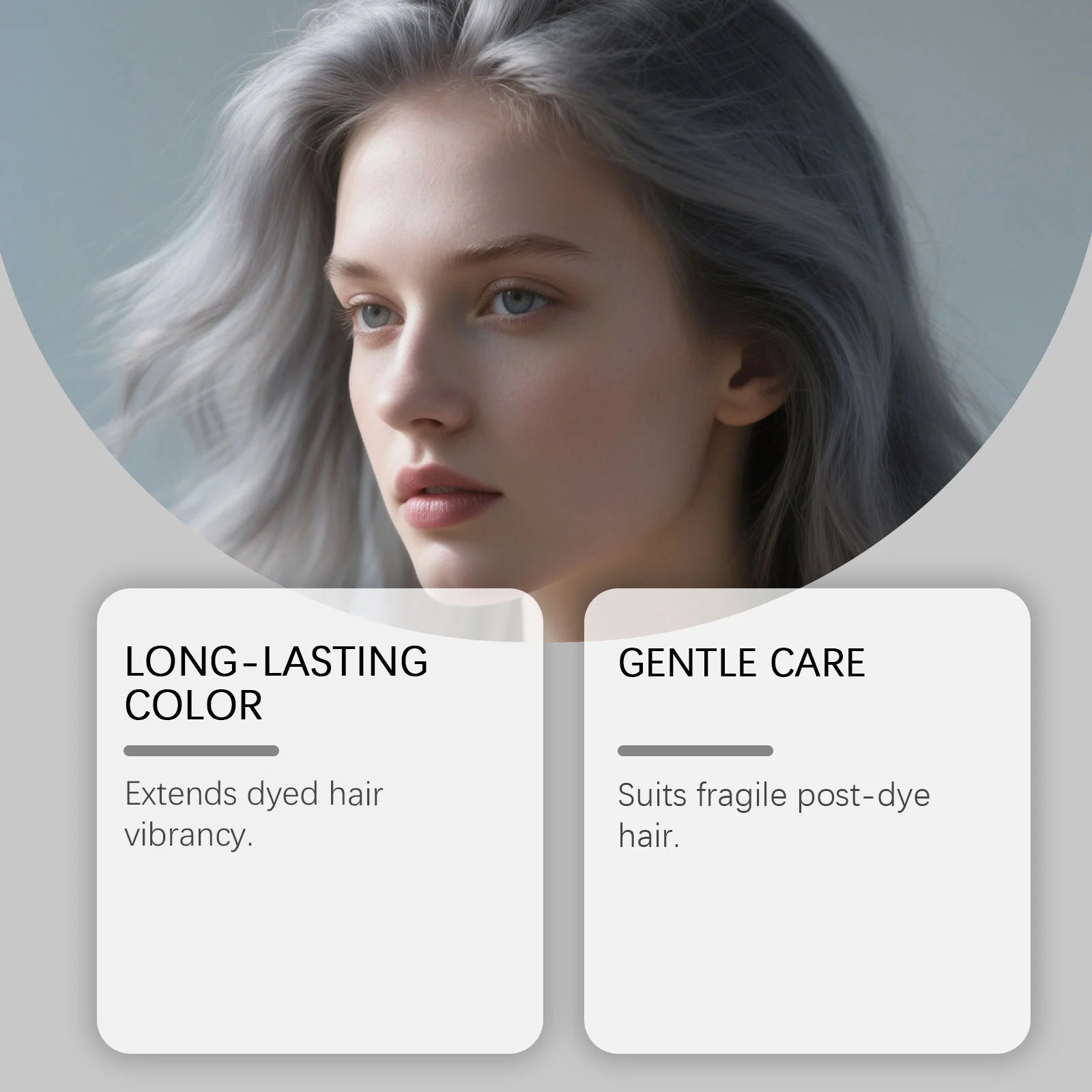 100g Gray Hair Color Locking and Nourishing Dyeing Shampoo