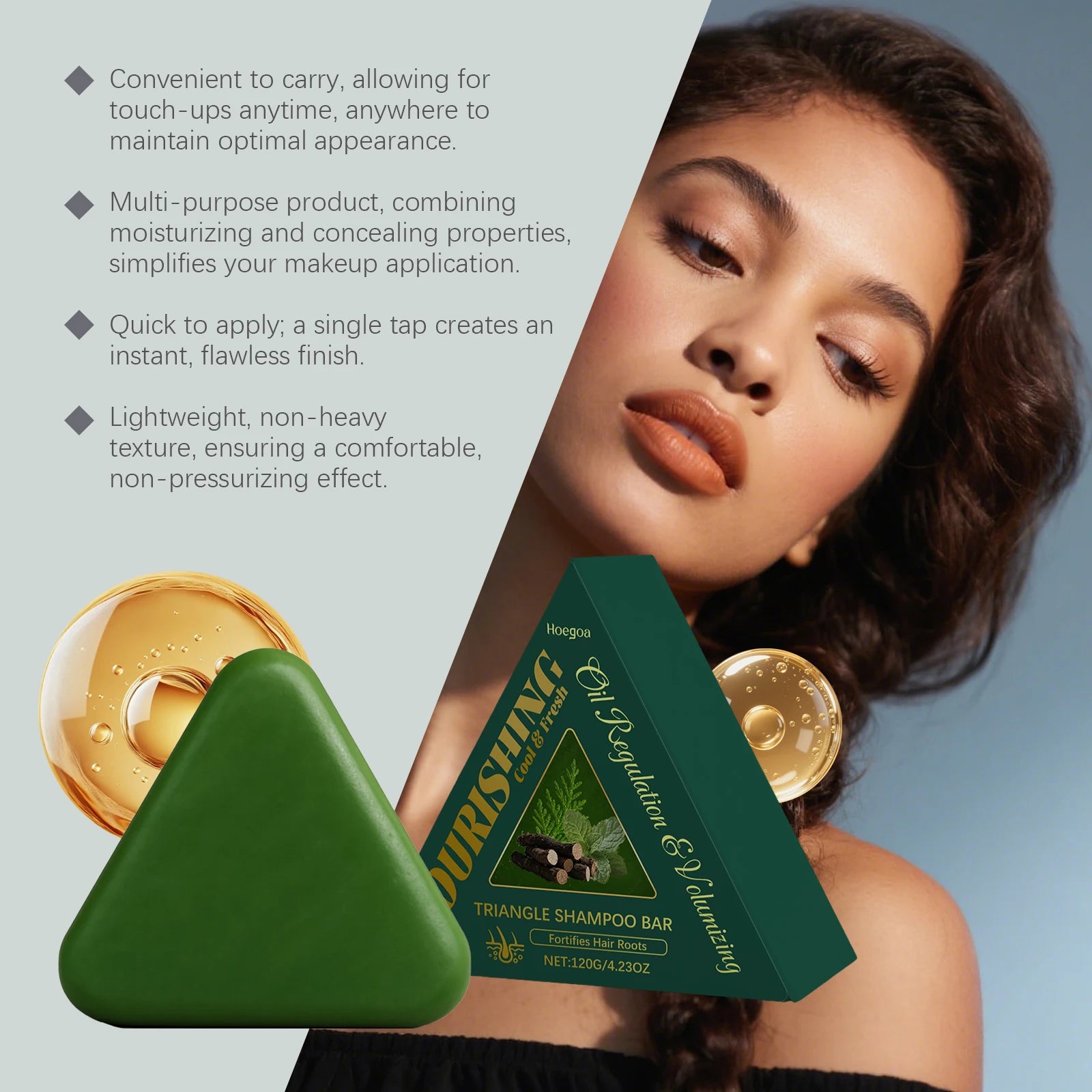 Herbal Hair Growth Shampoo Bar for Anti-Hair Loss and Scalp Care - 12