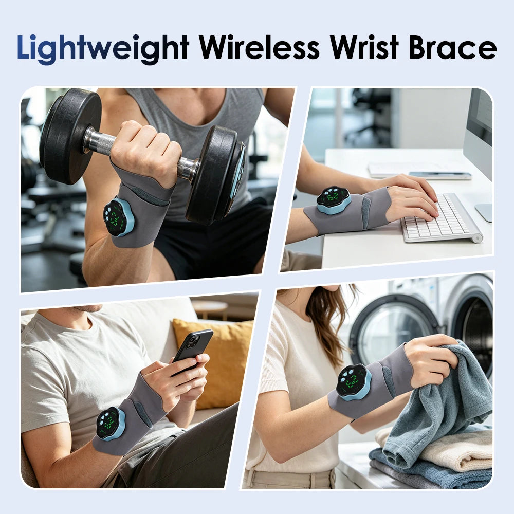 Electric Microcurrent Wrist Massager for Pain Relief - 11