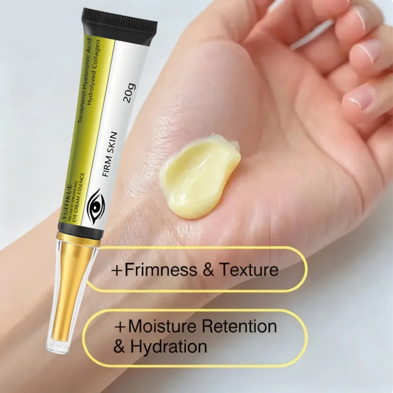 YUITIKUE Instant Firm Eye Cream Hyaluronic Acid Collagen Dark Circle Care