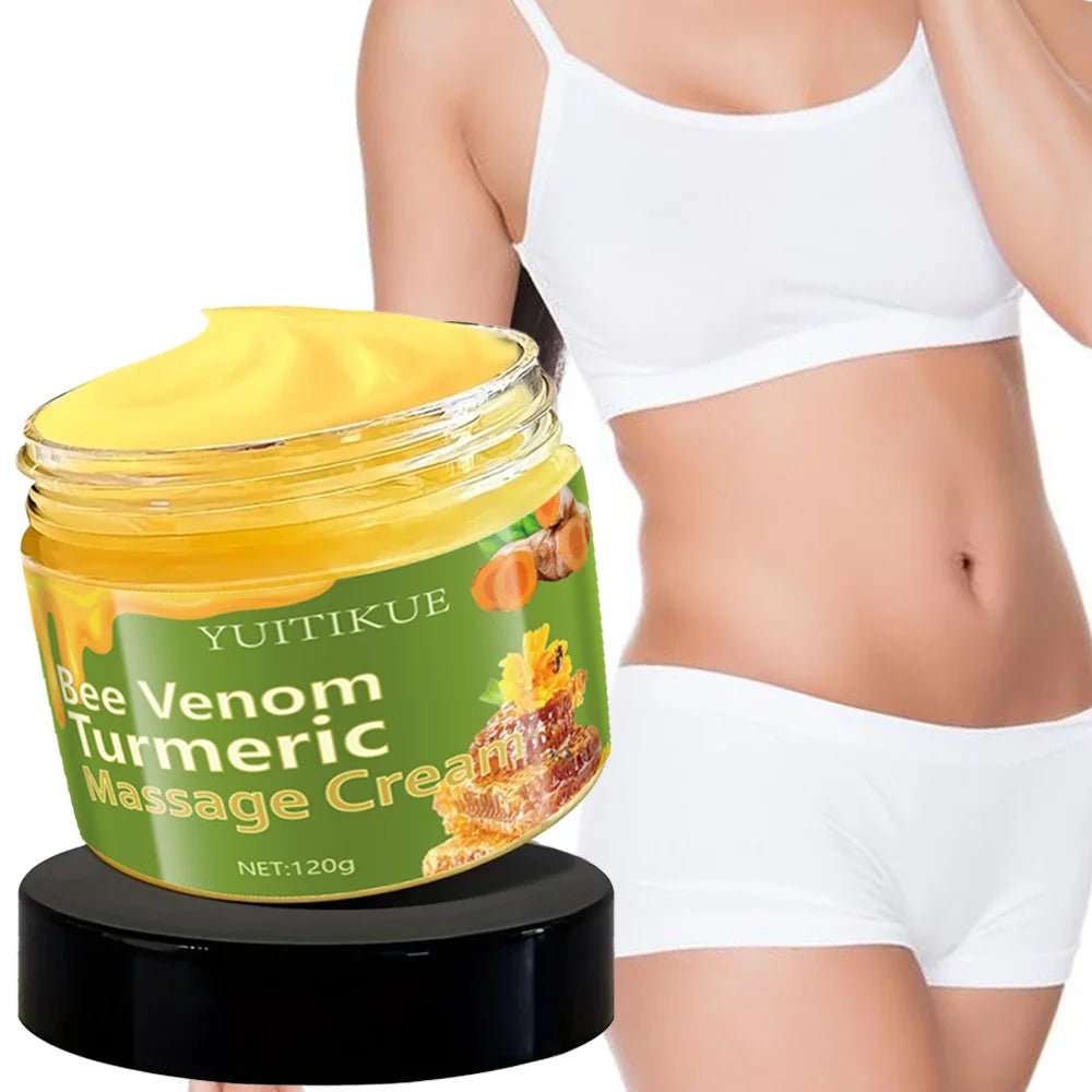 YUITIKUE Bee Venom Turmeric Firming Cream Body Moisturizer 120g