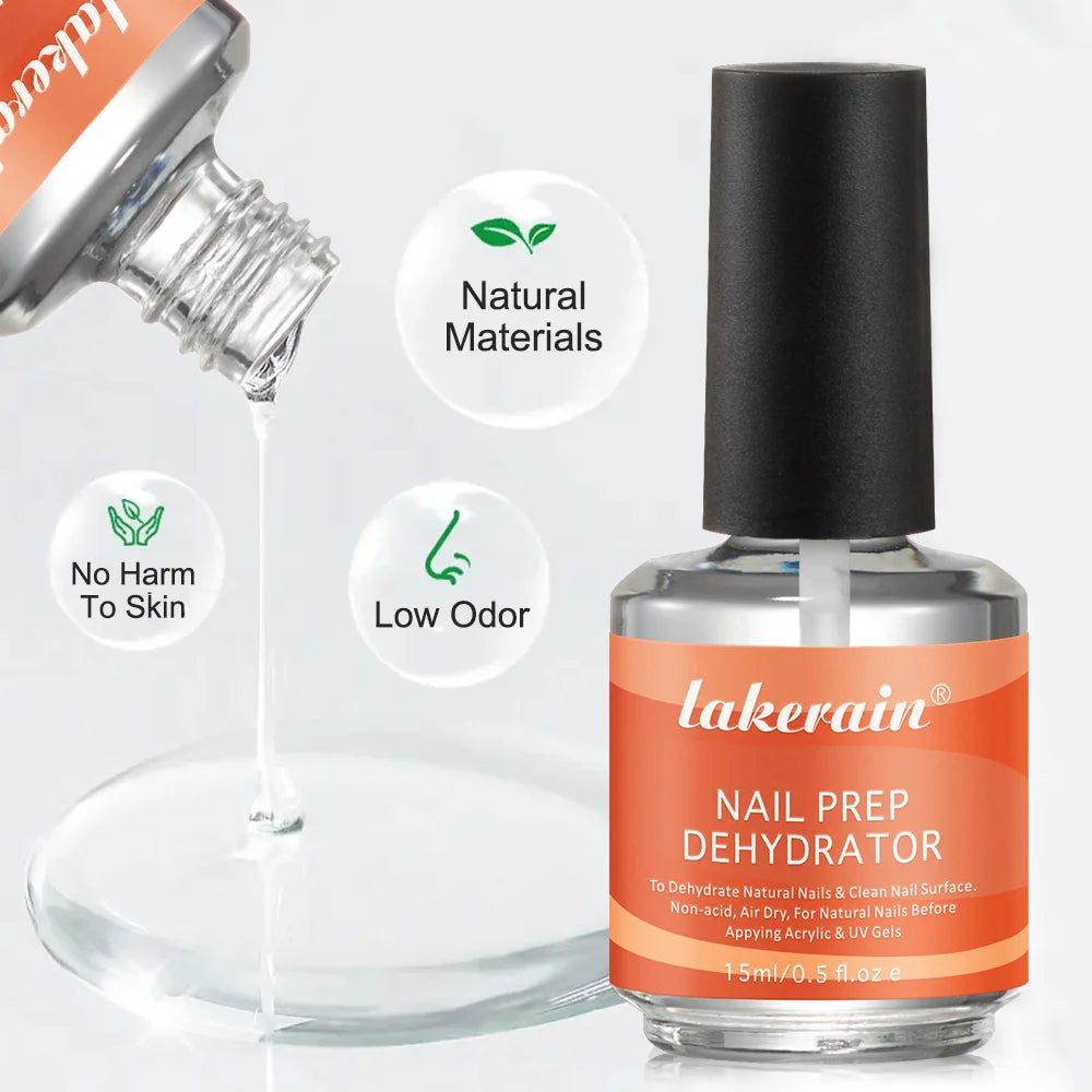 Nail Prep Dehydrator and Primer Set for Long-Lasting Gel Manicure - 4