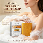 Turmeric and Clove Exfoliating Soap Bar for Face and Body