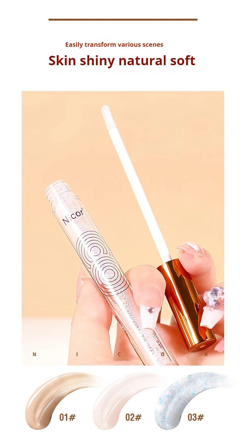 Nicor High Gloss Concealer Stick Waterproof Face Makeup - 7