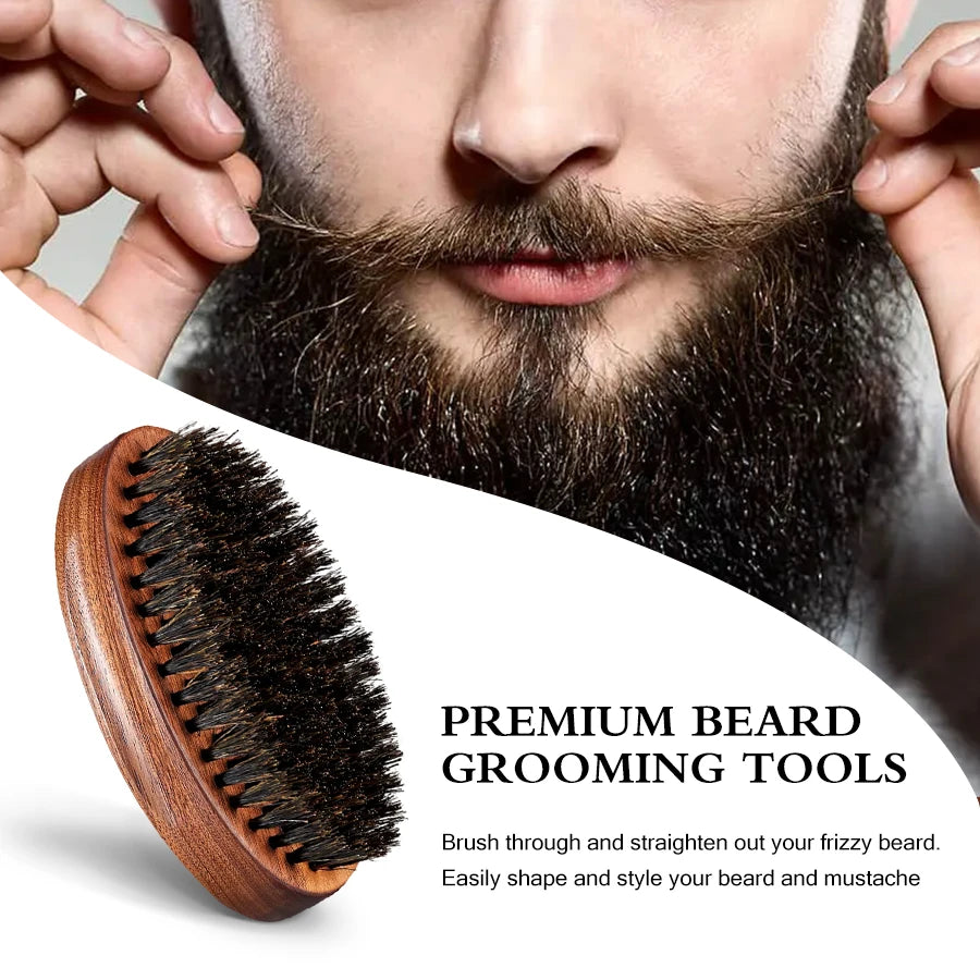 LOCKMIO Beard Care Kit Men Grooming Set Oil Balm and Styling Tools - 20