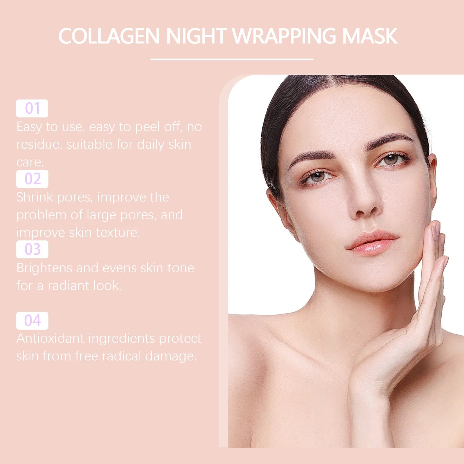 Collagen Night Wrapping Peel-Off Sleeping Mask - 10