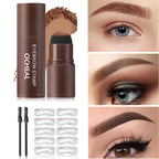 OCHEAL Eyebrow Stamp Kit Waterproof Brow Powder Makeup Stencil Set