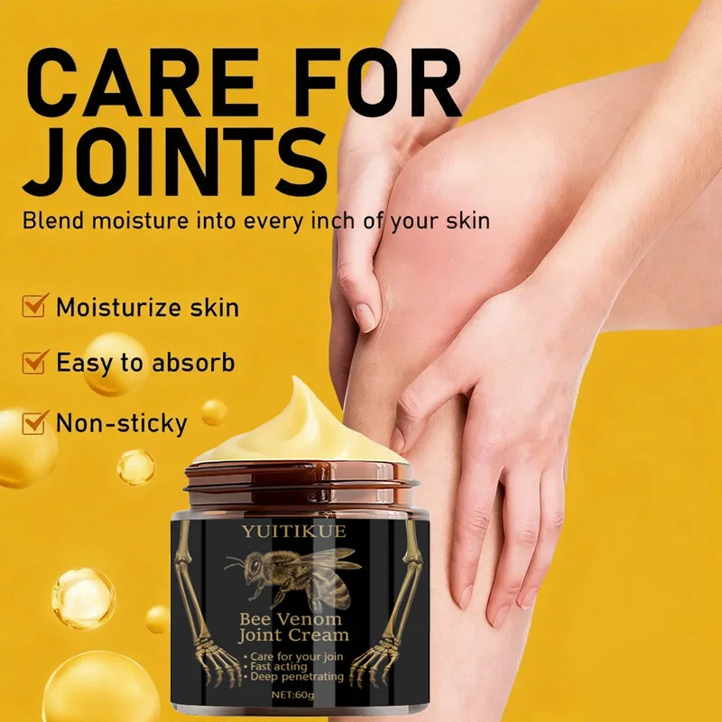 YUITIKUE Bee Venom Joint Cream 60g Fast Acting Moisturizing Balm - 5