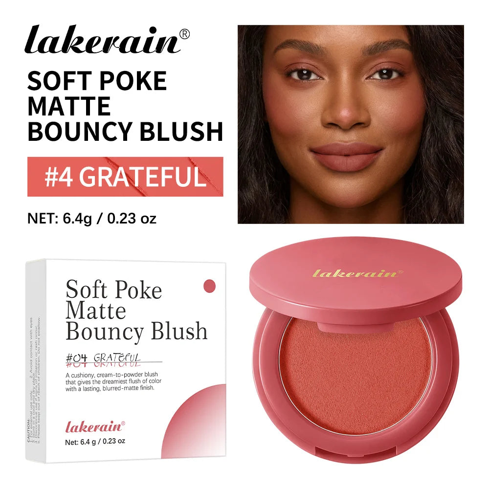 Matte Cream to Powder Bouncy Blush for Natural Flush