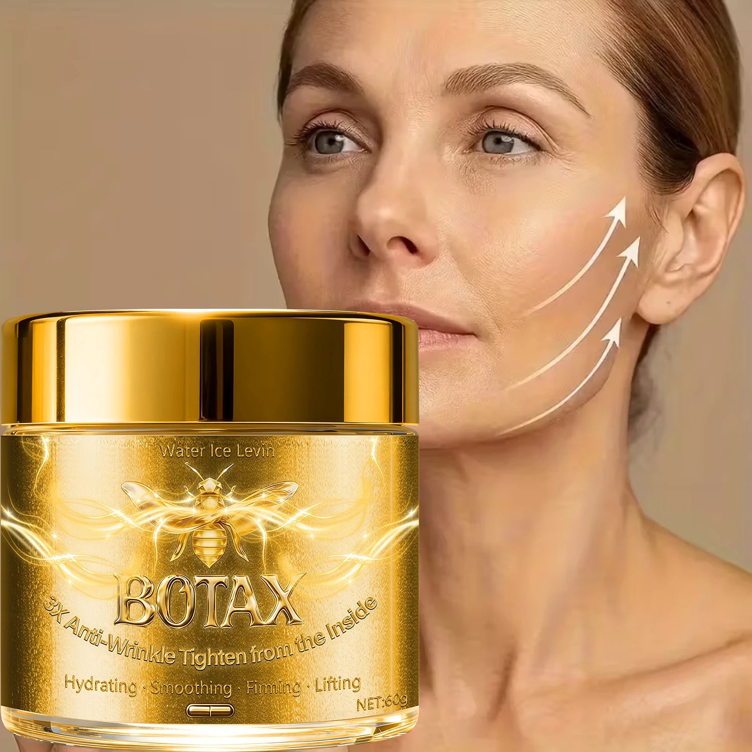 Bee Venom Anti Aging Face Cream Retinol Hyaluronic Acid Firming Moisturizer - 1