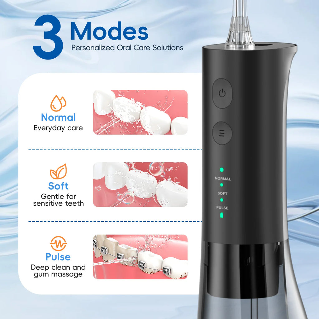 Electric Toothbrush and Water Flosser Oral Care Set