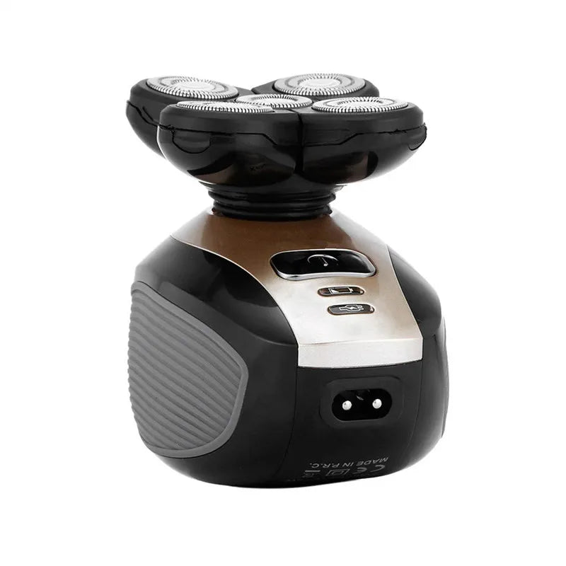 5 in 1 Electric Rotary Shaver Waterproof Beard Trimmer and Grooming Kit