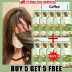 Natural Plant Herbal Extract Hair Dye Shampoo for Gray Hair Coverage