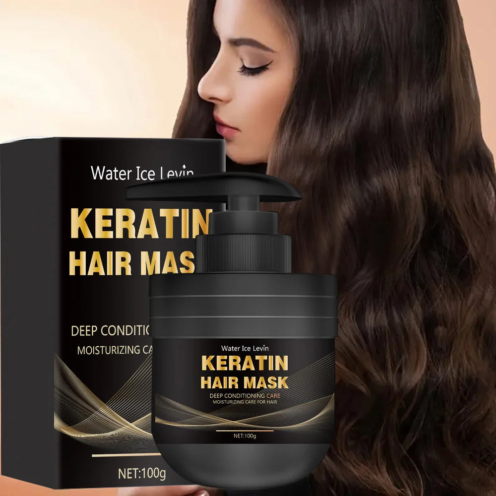 Keratin Hair Mask 100g Repairing Treatment for Damaged Frizzy Hair