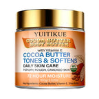 YUITIKUE Cocoa and Shea Butter Body Cream for Dry Cracked Skin