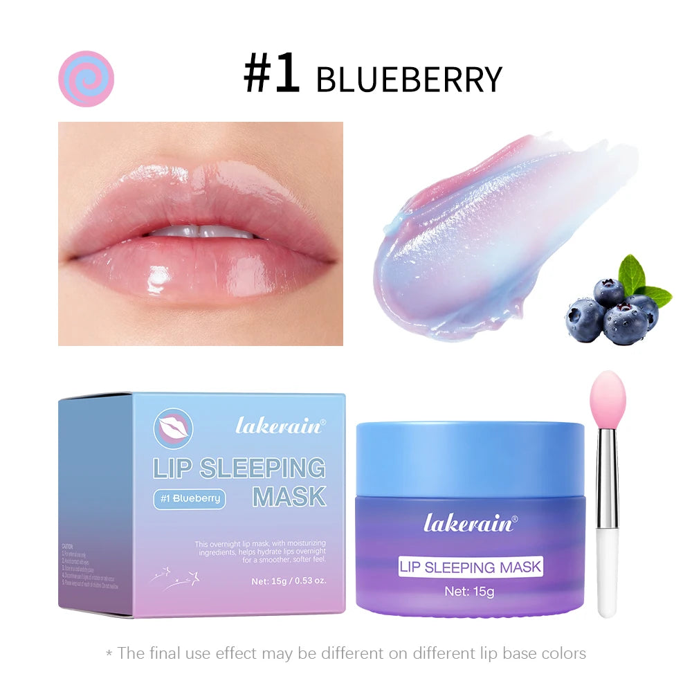 Dual-Color Hydrating Lip Sleeping Mask for Dry Lips